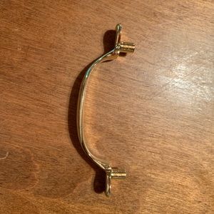 (24) Polished Brass Finish cupboard handles $5!!